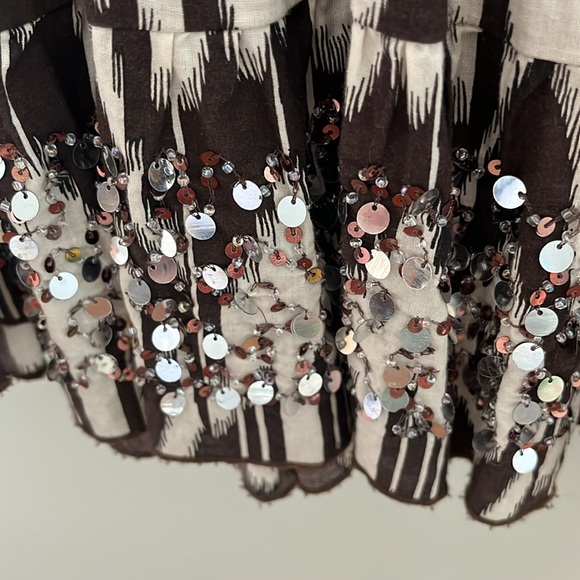 Chicos batik peasant skirt sequins - Picture 3 of 6
